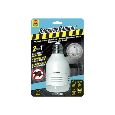 Ampoule LED + Ultrasons 1 Ampoule LED + Ultrasons