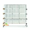 Domus Molinari Batterie D'élevage 12 Cages - 60x31x35cm