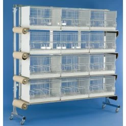 Domus Molinari Batterie D'élevage 12 Cages - 60x31x35cm 7 Domus Molinari Batterie D'élevage 12 Cages - 60x31x35cm -Oiseaux boutique batterie d elevage 12 cages 60x31x35cm 1 3