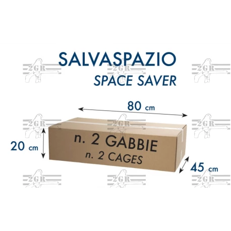 2GR Cage D'élevage Pliable "BORMIO" 120x40x40 Cm 4 2GR Cage D'élevage Pliable "BORMIO" 120x40x40 Cm - Image 4