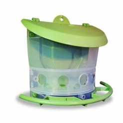 STA Mangeoire Verte "Space Single" -Oiseaux boutique mangeoire pour voliere 1