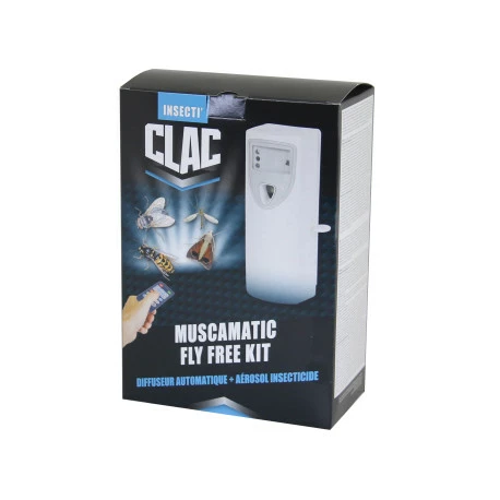 Muscamatic Fly Free Kitv - Diffuseur D'insecticides 1 Muscamatic Fly Free Kitv - Diffuseur D'insecticides