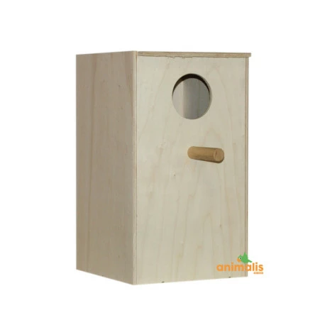 Ost Nichoir En Bois Pour Grandes Perruches - 40 Cm 1 Ost Nichoir En Bois Pour Grandes Perruches - 40 Cm
