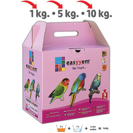 Easyyem Pâtée Aux œufs Pour Perruches 5kg 1 Easyyem Pâtée Aux œufs Pour Perruches 5kg