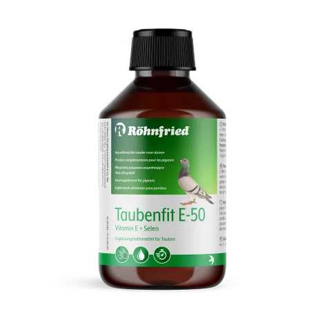 Röhnfried Taubenfit-E 50 (250 Ml) - Vitamine E Et Sélénium 1 Röhnfried Taubenfit-E 50 (250 Ml) - Vitamine E Et Sélénium