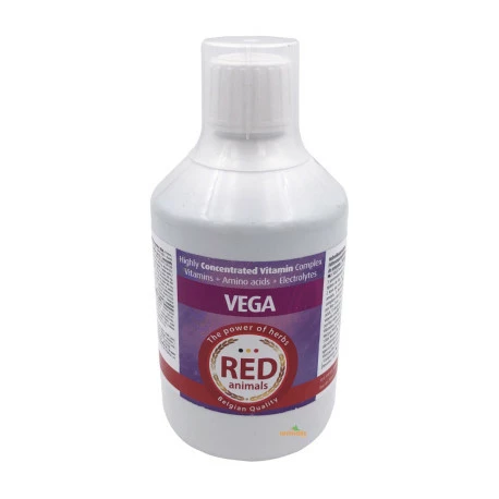 Red Animals Vega 500 Ml - Vitamines, Acides Aminés Et Électrolytes 1 Red Animals Vega 500 Ml - Vitamines, Acides Aminés Et Électrolytes